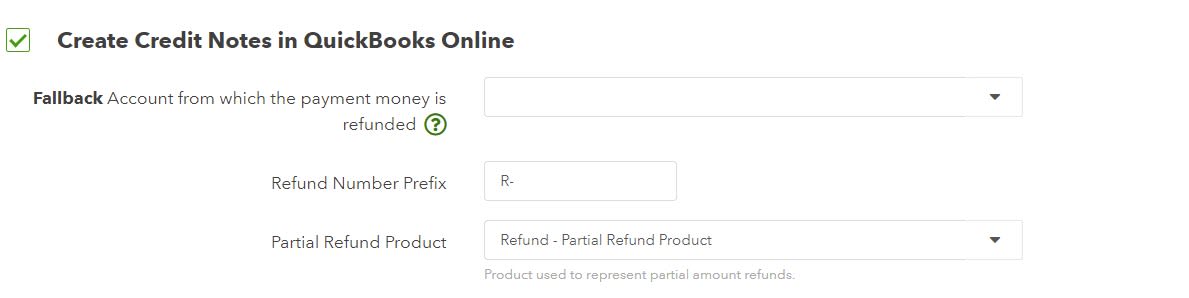 WooCommerce QuickBooks - Create Credit Notes